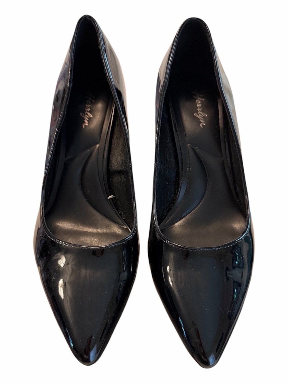 Women’s Black Patent Pointed Toe Heels